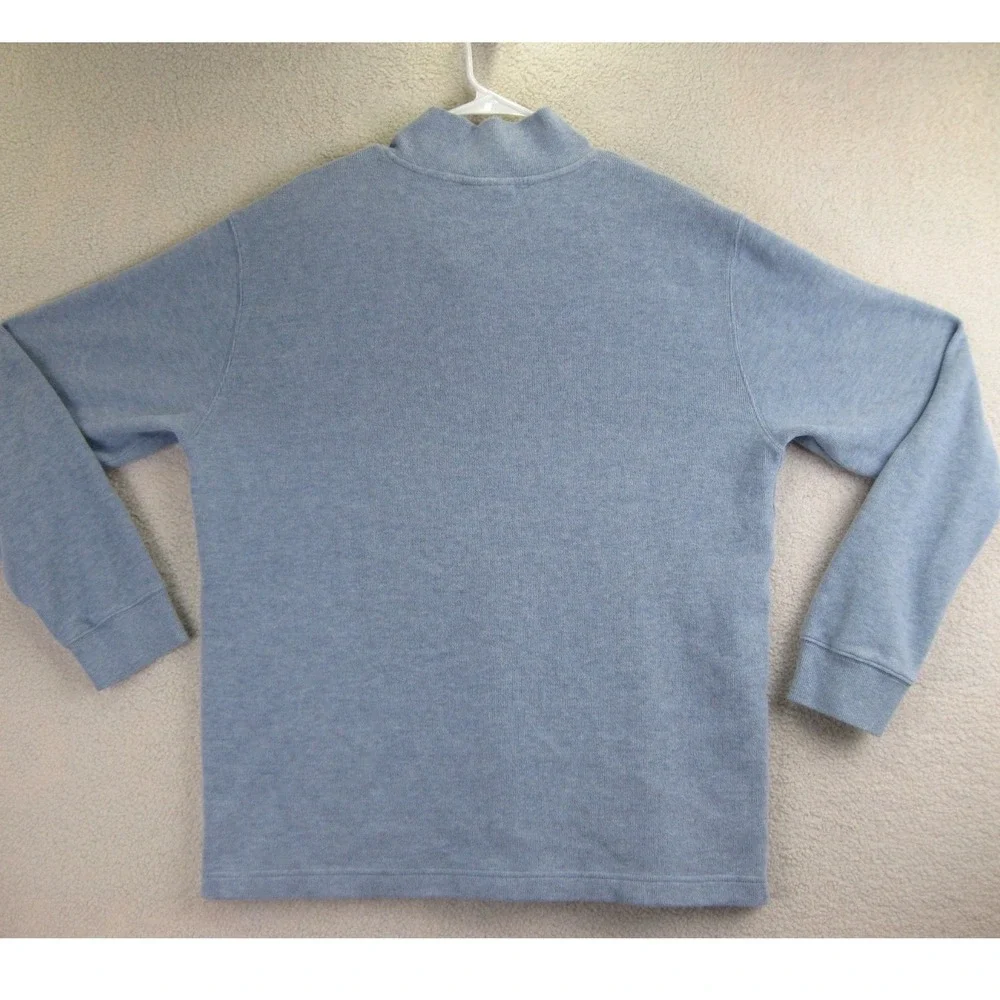 Rodd‎ & Gunn Quarter Zip Pullover Mens XL Blue Heather Preppy Coastal